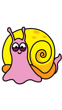 How to Draw a Water Snail, Animals for Kids, Easy Step-by-Step ...