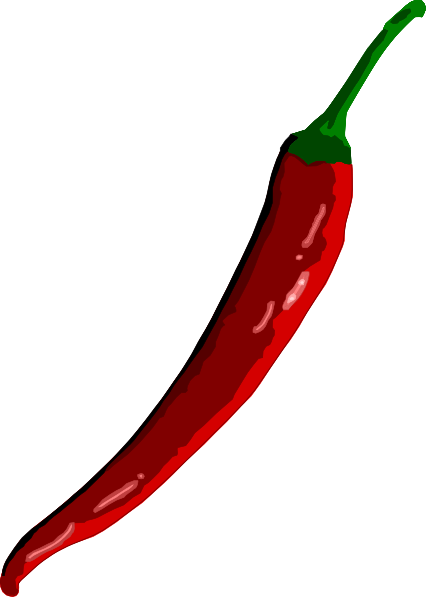 Chili clip art Free Vector