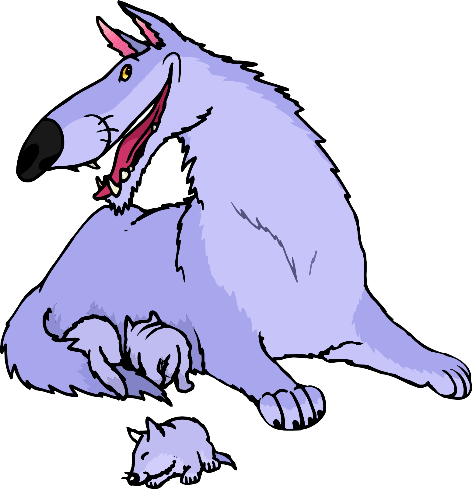 Cartoon Wolf