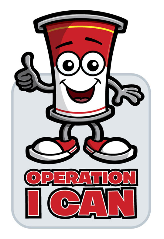 Canned food drive clip art