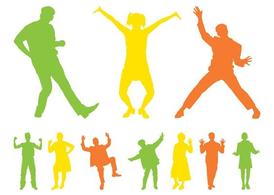 Happy People Silhouettes, Clip Art - Clipart.me