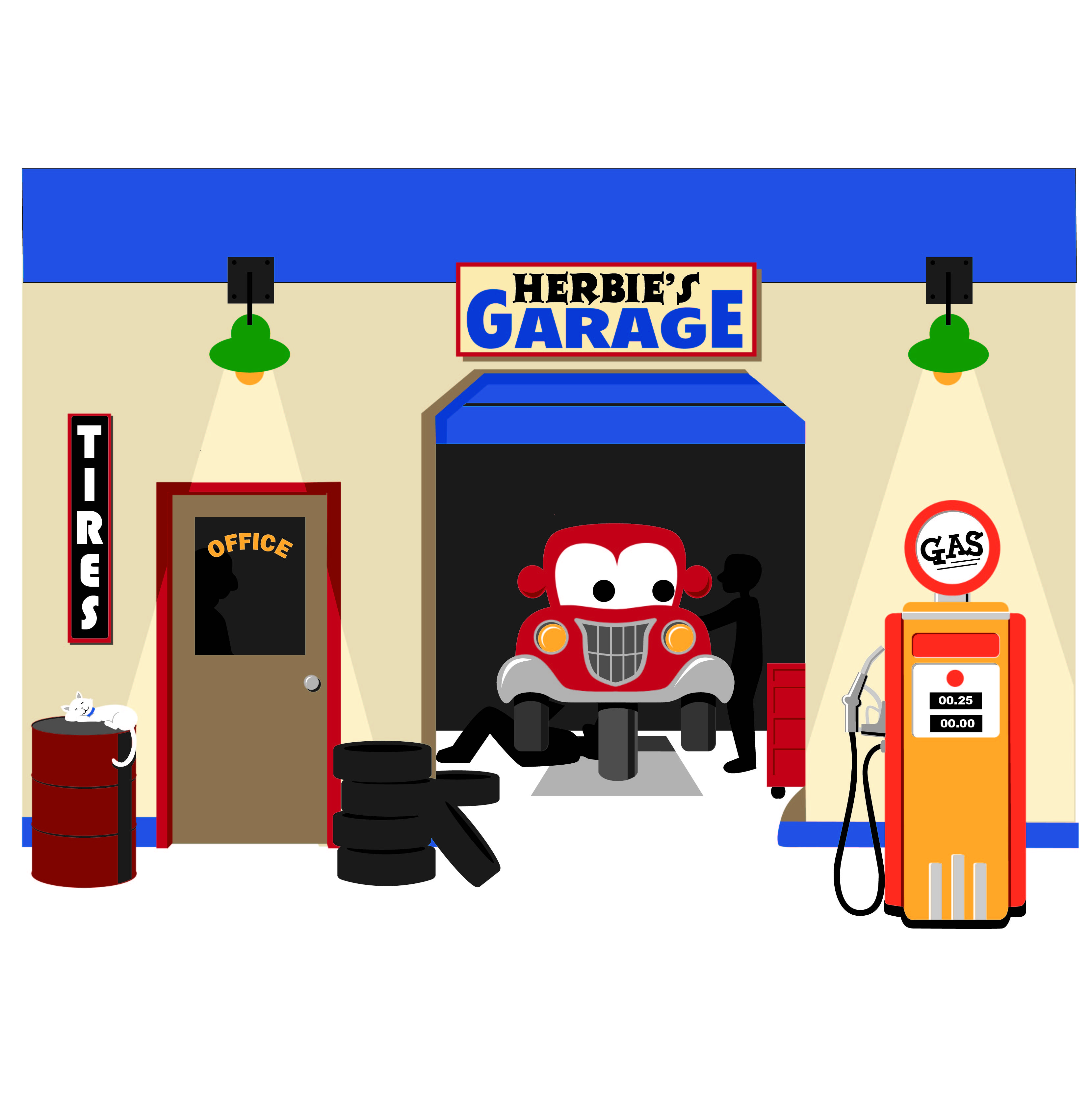 Gas Station Building Clipart Cartoon Gas Pump Clipart