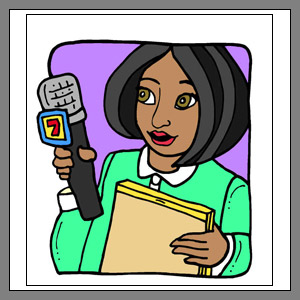Journalist clip art - ClipartFox