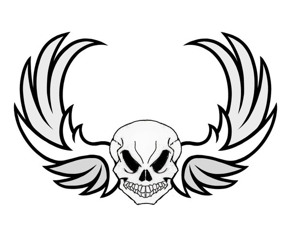 Skull With Wings | Free Download Clip Art | Free Clip Art | on ...