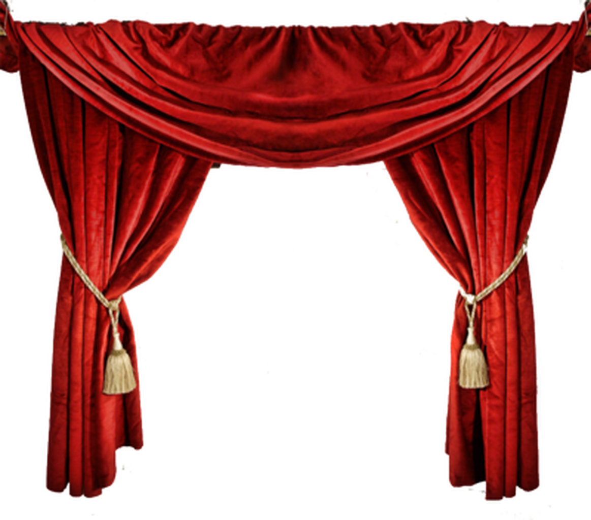 Door curtains clipart