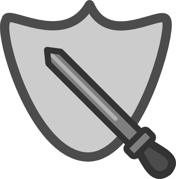 Sword And Shield Clip Art - vector clip art online ...