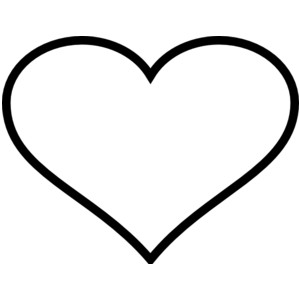 Clip art heart outline - ClipartFox