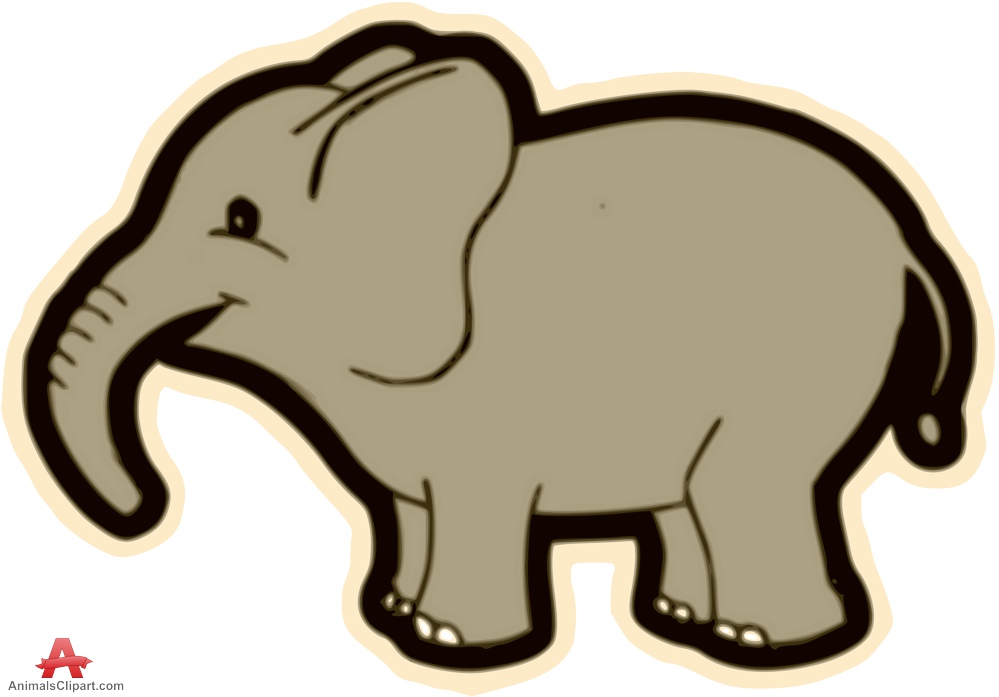 Free elephant stencils blue baby elephant clip art vector clip ...