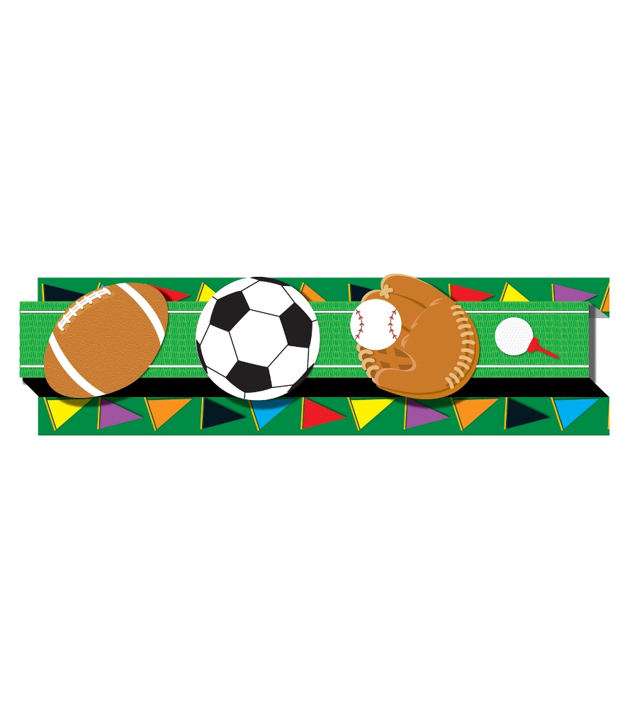 Sports Border Clip Art - Clipart Pictures