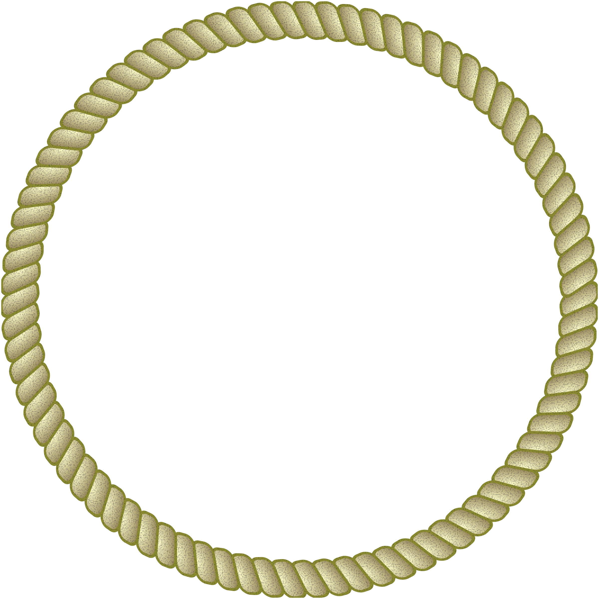 Clipart - Round Rope Border
