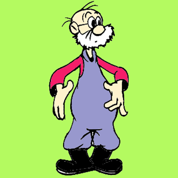 Cartooning Lesson for Drawing an Old Farmer Man - How to Draw Step ...