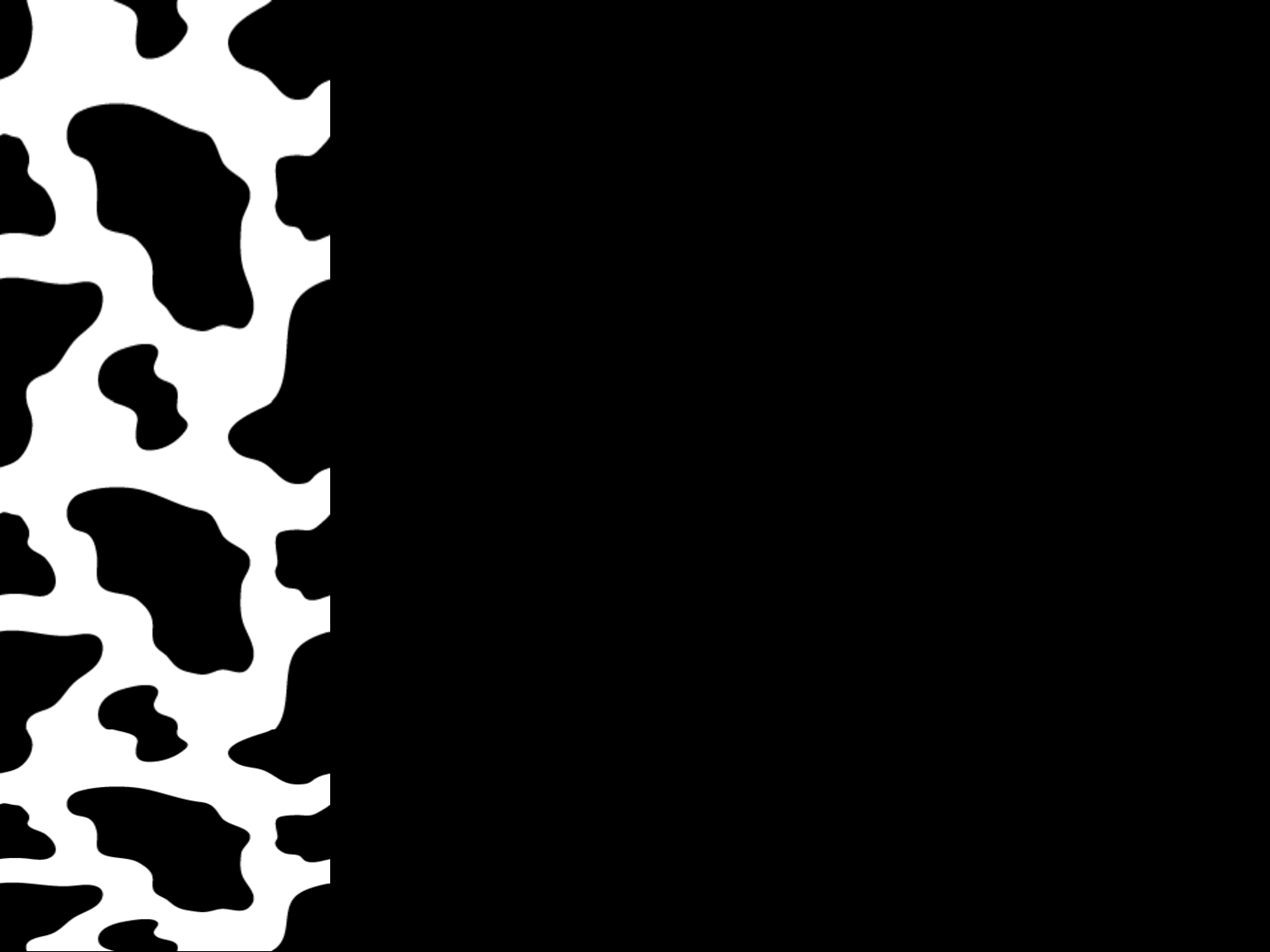 Free Powerpoint Templates - Animal print Side Border