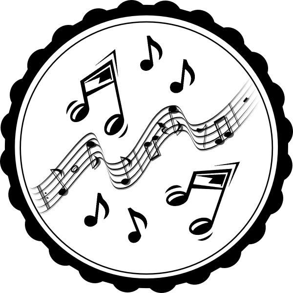 Musical Notes clip art - vector clip art online, royalty free ...