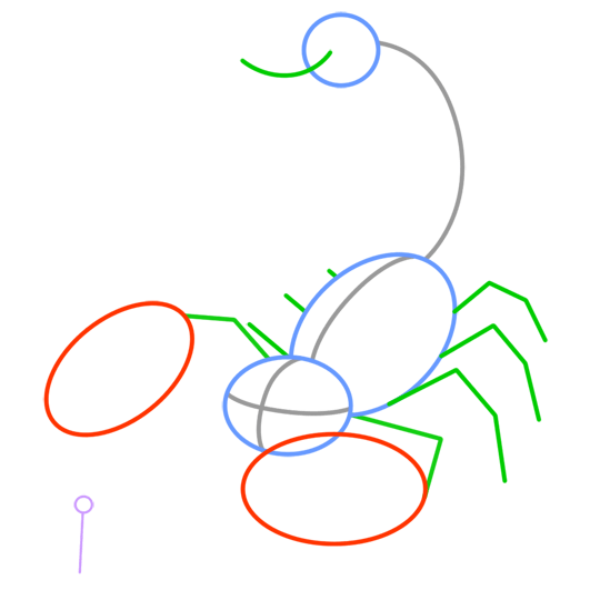 Draw a Black Scorpion
