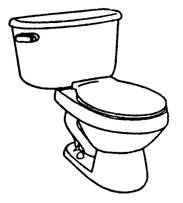 No Toilet Clipart