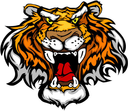 Tiger head clip art free vector download (212,077 Free vector) for ...