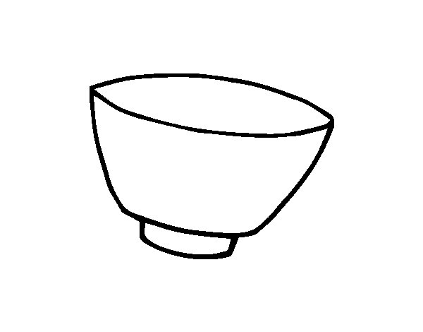 Bowl coloring page - Coloringcrew.com