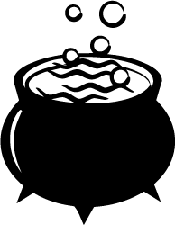 Cauldron Silhouette | Silhouette of Cauldron