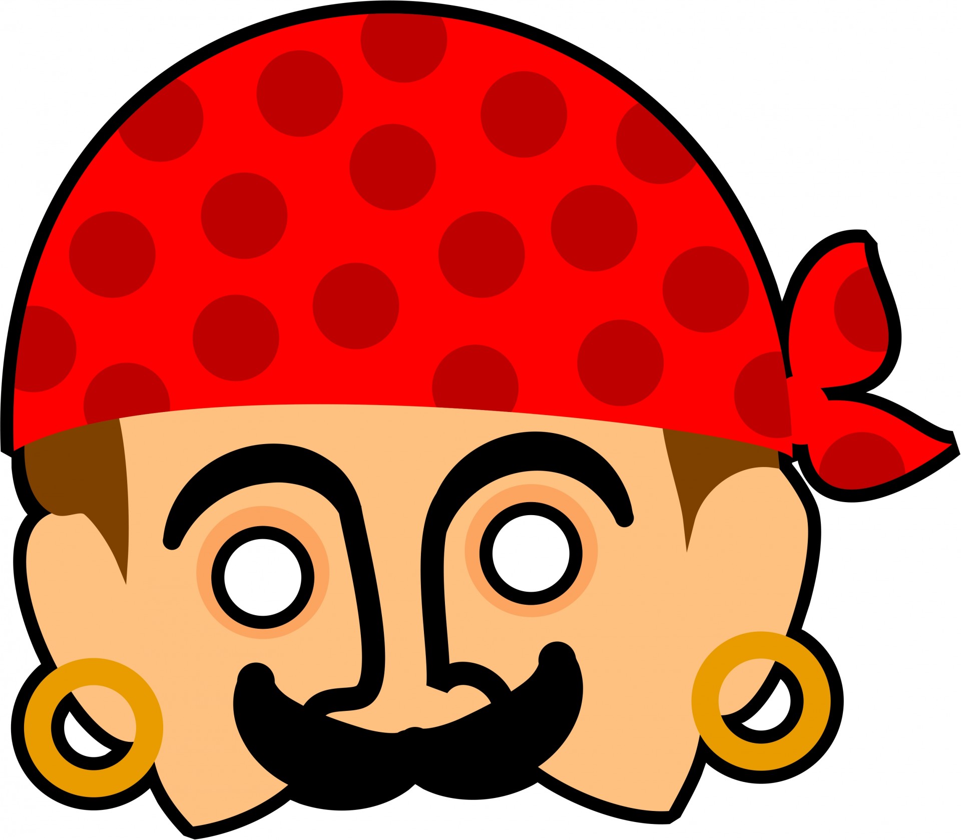 Kids Pirate Mask Clipart Free Stock Photo - Public Domain Pictures