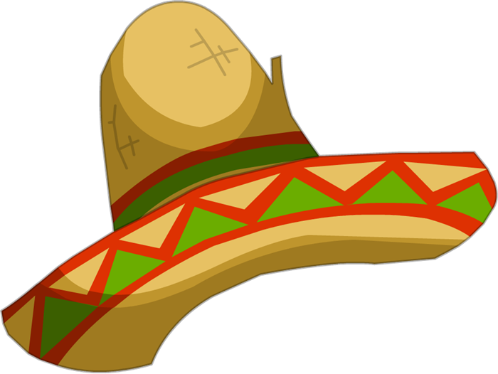Clipart sombrero mexicano