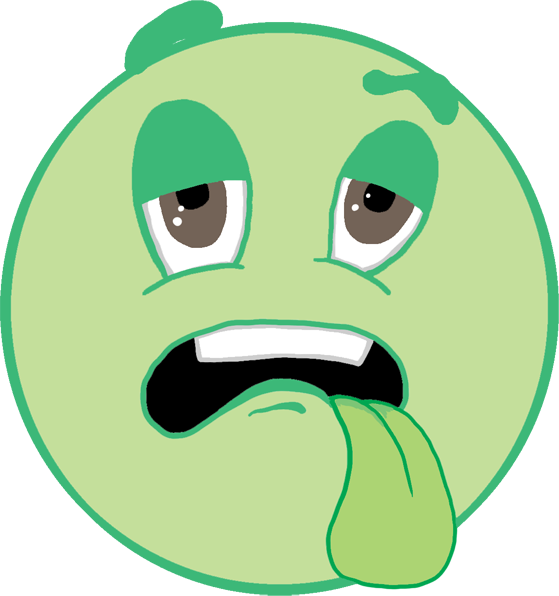 Sick face clipart