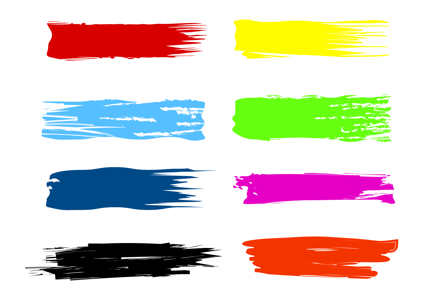 Paint Brush Stroke Free Vector Art - (2992 Free Downloads)