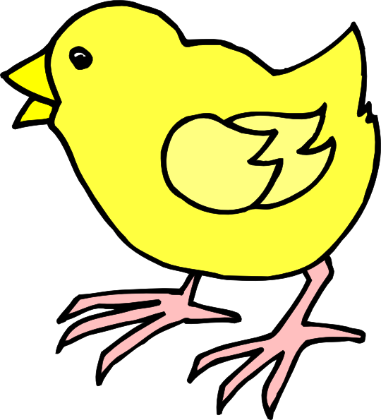 Cartoon Baby Chick Clip Art - vector clip art online ...