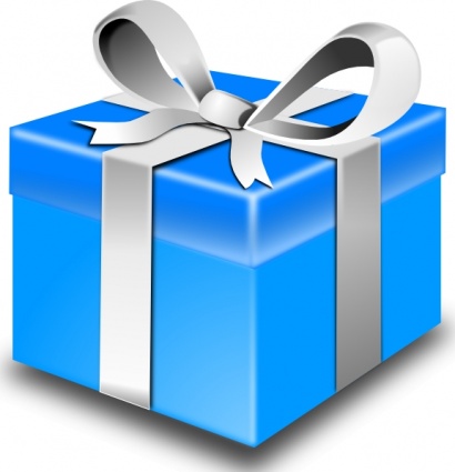 Cartoon Christmas Present