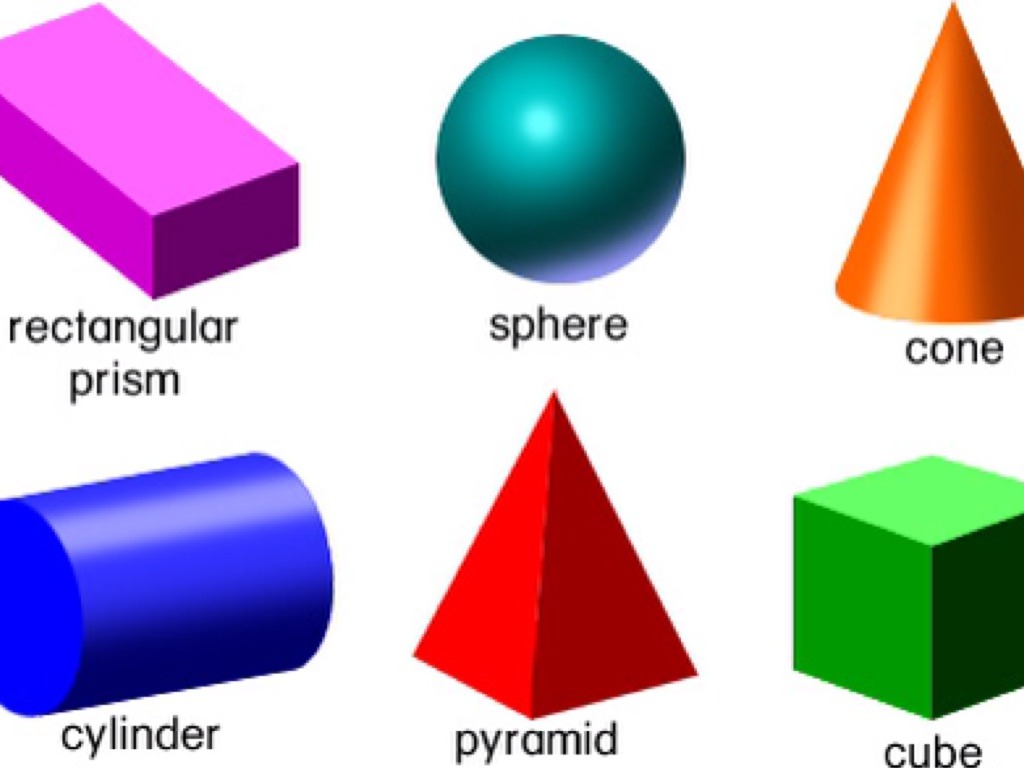 3d Shapes Clipart