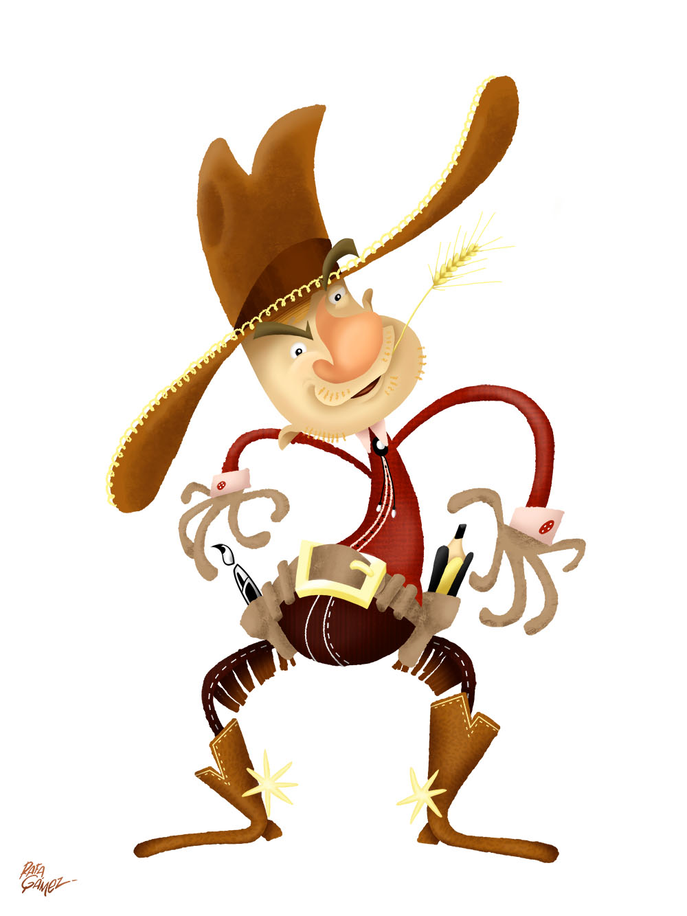 Cartoon Cowboy | Rafa GÃ¡mez