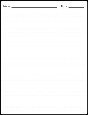 Printable Writing Paper Template – 3+ Free Blank Word, PDF, Open ...