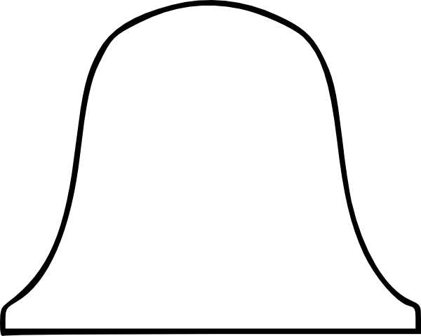 Clipart liberty bell outline