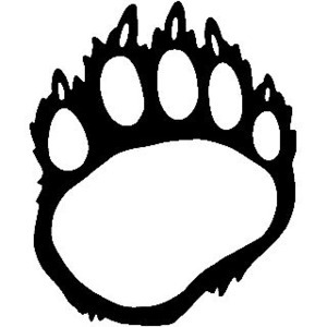 Bear Paw Tracks ST2010A Wildlife Vinyl Hunting Stickers - Wildlife ...