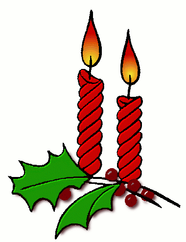 Christmas Candle Clipart - Tumundografico
