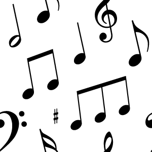 Music Note Pattern - ClipArt Best