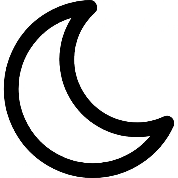 Moon Outline Vectors, Photos and PSD files | Free Download
