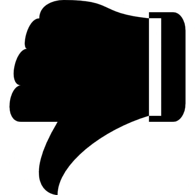 Thumbs down symbol Icons | Free Download
