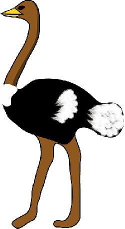 LARGE, CARTOON, BIG, BIRD, STAND, CUTE, OSTRICH, ANIMAL - Public ...