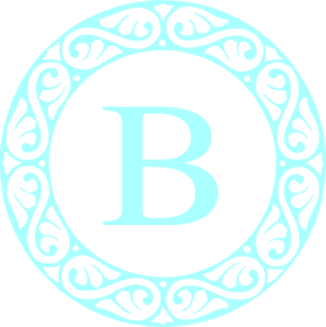 Monogram b clipart