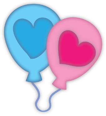 57+ Heart Balloons Clipart