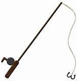 Fishing rod and reel clipart
