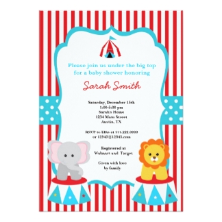 circus ticket invitation template