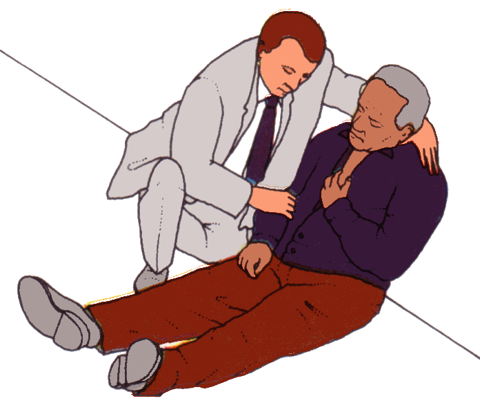 Heart attack clip art