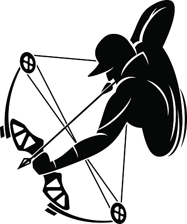Bow Hunting Clip Art, Vector Images & Illustrations