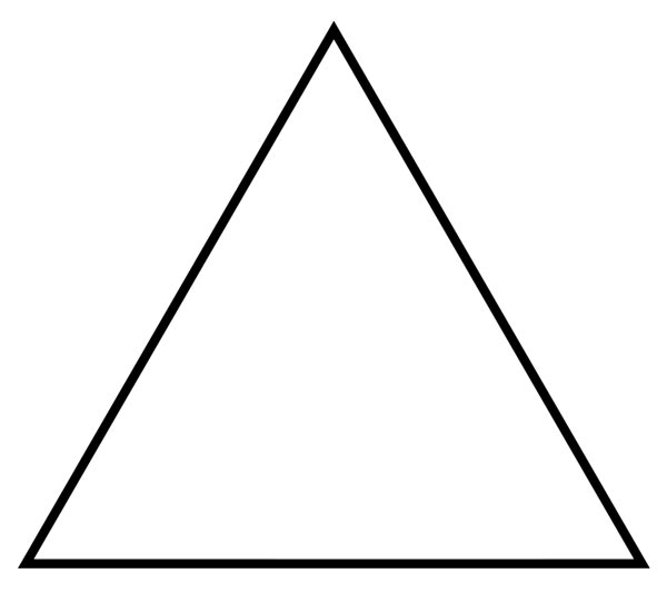 5 Best Images of Triangle Template Printable - Paper Triangle ...