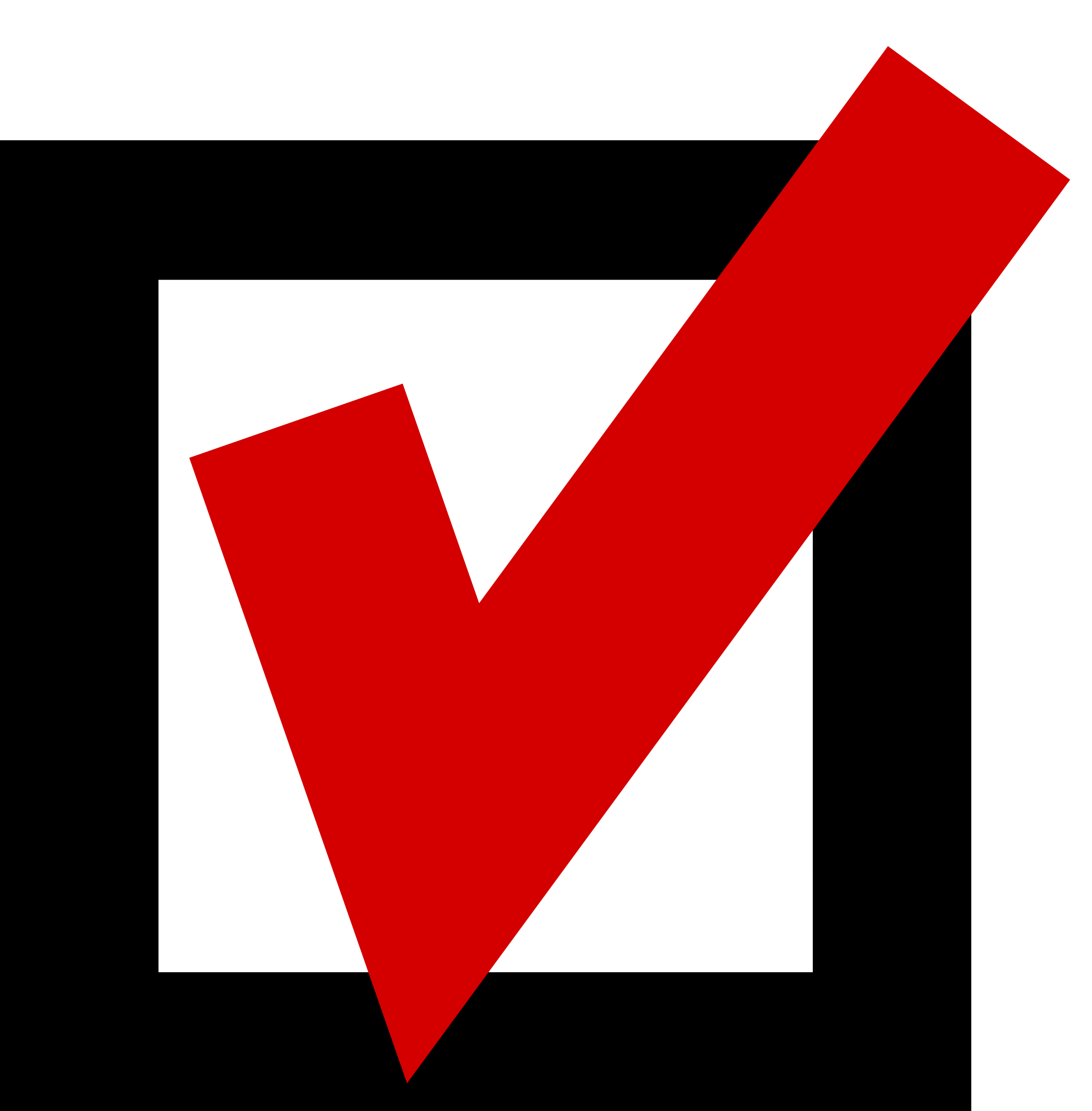 Clipart - check sign and cross sign 3