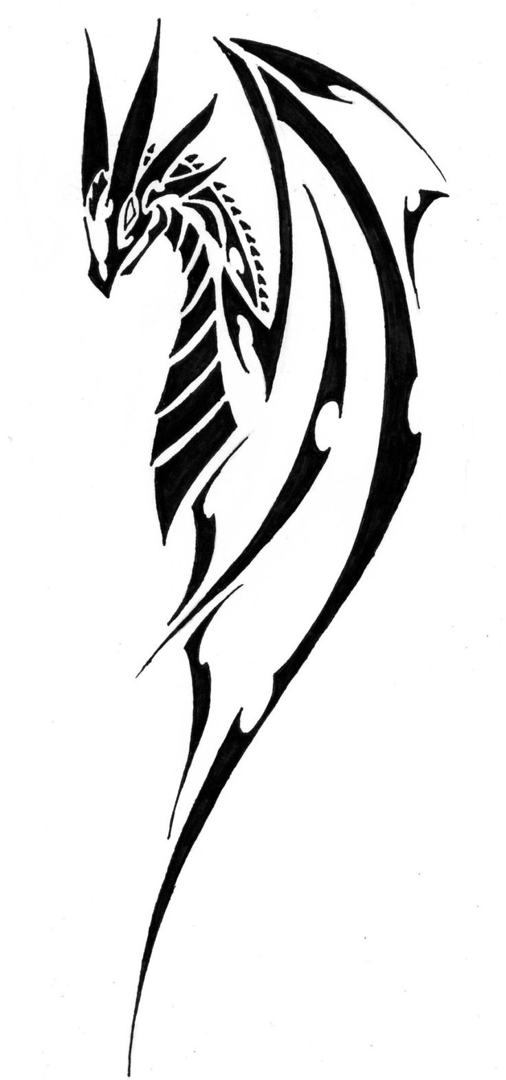 Tribal Dragon Tattoos | Dragon ...