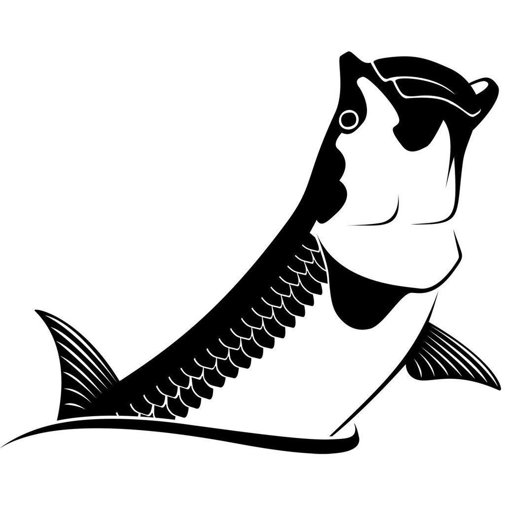 Tarpon Car Decal / Vinyl Tarpon Stickers Truck Coolers – Skiff ...