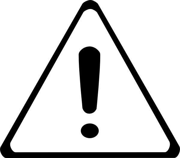 Warning Caution Clipart