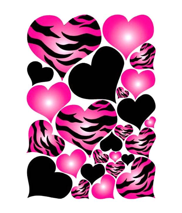 Presto Wall Decals Black and Pink Wall Stickers: Buy Presto Wall ...